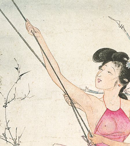 松桃-胡也佛的仕女画和最知名的金瓶梅秘戏图